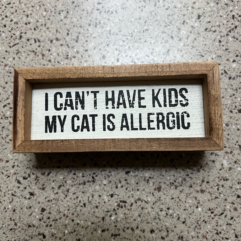 Primitives by Kathy Wood Inset Box Sign - Brown & White